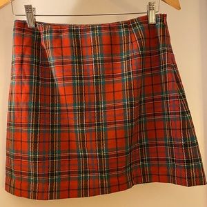 Vintage The Limited Wool Plaid Skirt (purchased around 1989-91)
